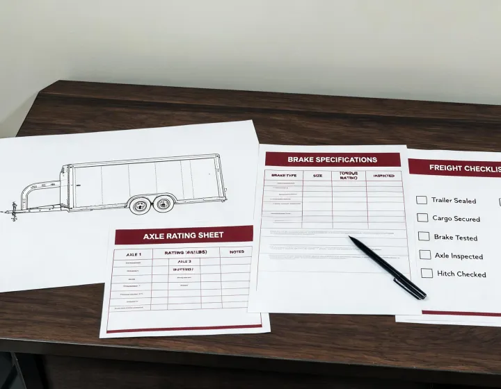 Enclosed gooseneck trailer RFQ documents under review